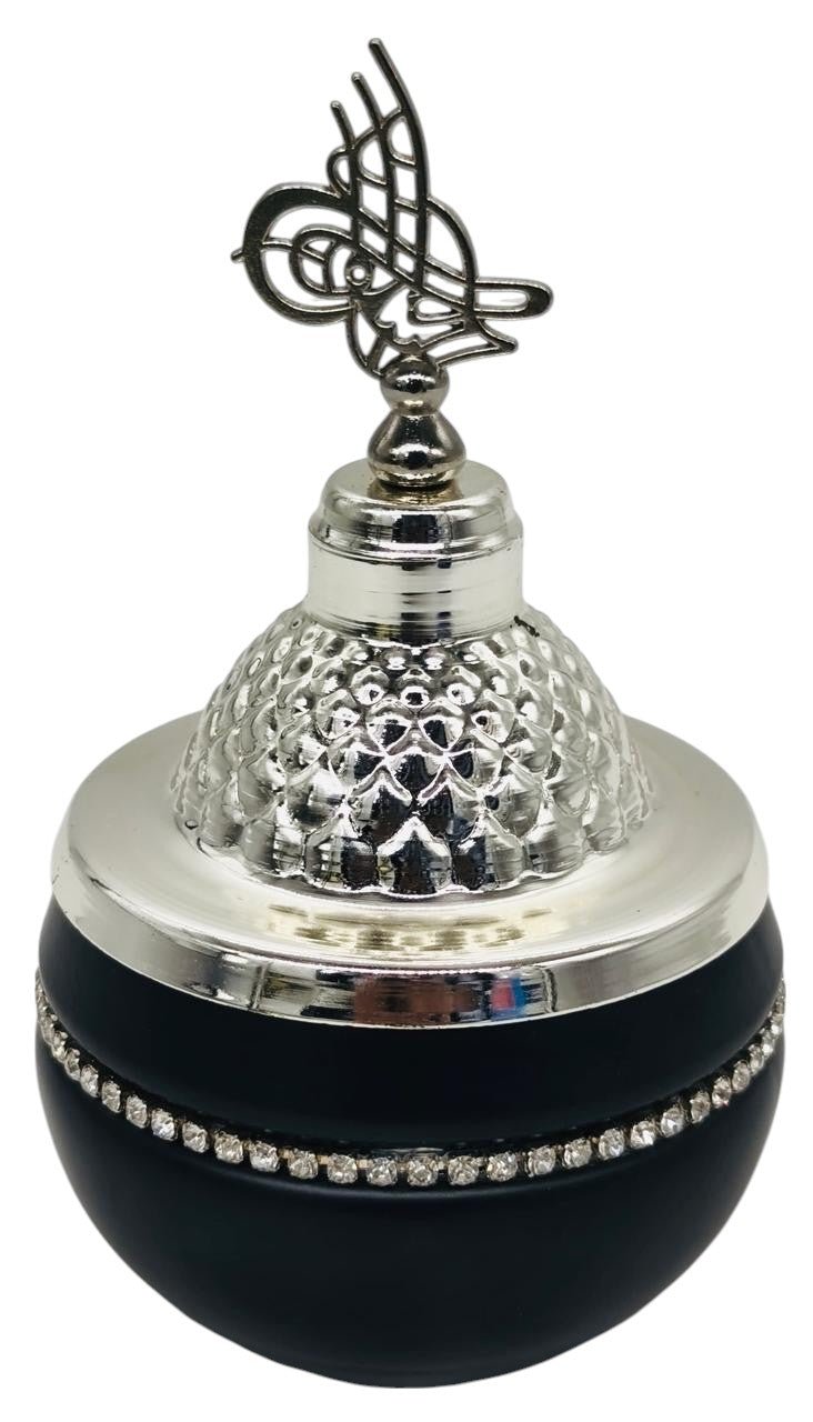 AKDC Round Metal Sugar Pot 15cm*7cm, Black/Silver - Al Kabayel Discount CentreAKDC Round Metal Sugar Pot 15cm*7cm, Black/SilverJars & Food SaversAKDCAl Kabayel Discount Centre