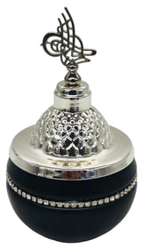 AKDC Round Metal Sugar Pot 15cm*7cm, Black/Silver - Al Kabayel Discount CentreAKDC Round Metal Sugar Pot 15cm*7cm, Black/SilverJars & Food SaversAKDCAl Kabayel Discount Centre
