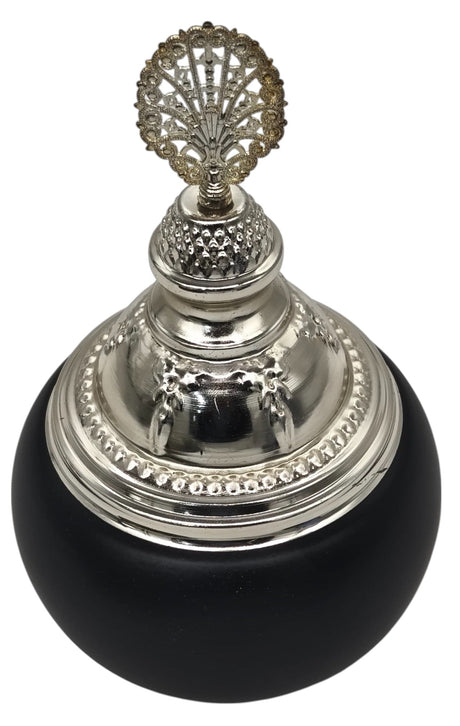 AKDC Round Metal Sugar Pot 20cm*9cm, Black/Silver - Al Kabayel Discount CentreAKDC Round Metal Sugar Pot 20cm*9cm, Black/SilverJars & Food SaversAKDCAl Kabayel Discount Centre
