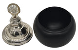 AKDC Round Metal Sugar Pot 20cm*9cm, Black/Silver - Al Kabayel Discount CentreAKDC Round Metal Sugar Pot 20cm*9cm, Black/SilverJars & Food SaversAKDCAl Kabayel Discount Centre