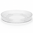 AKDC Round Plastic Stripped Rotating Organizer 27.6cm*5cm, Clear & Transparent - Al Kabayel Discount CentreAKDC Round Plastic Stripped Rotating Organizer 27.6cm*5cm, Clear & TransparentOrganizers & AccessoriesAKDCAl Kabayel Discount Centre