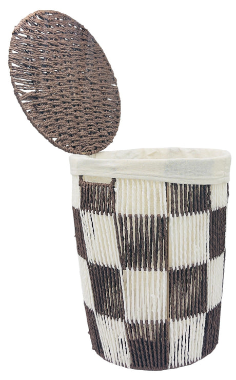 AKDC Round Rattan Laundary Basket 33cm*40cm, Dark Brown - Al Kabayel Discount CentreAKDC Round Rattan Laundary Basket 33cm*40cm, Dark BrownOrganizers & AccessoriesAKDCAl Kabayel Discount Centre