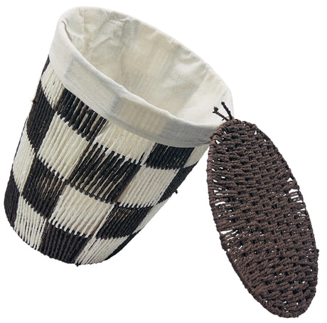 AKDC Round Rattan Laundary Basket 33cm*40cm, Dark Brown - Al Kabayel Discount CentreAKDC Round Rattan Laundary Basket 33cm*40cm, Dark BrownOrganizers & AccessoriesAKDCAl Kabayel Discount Centre