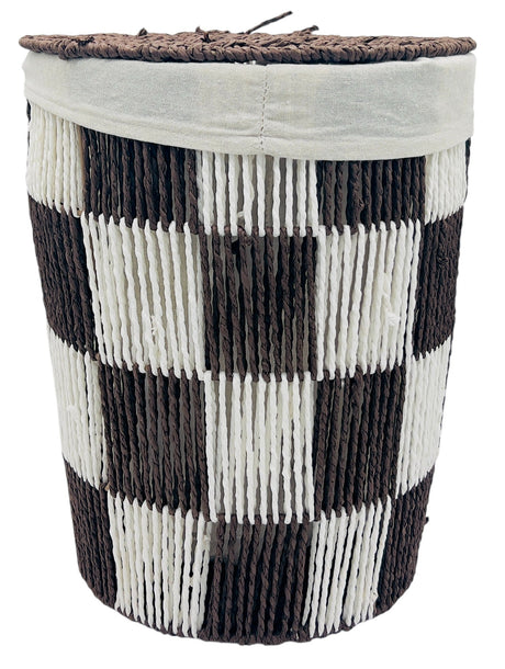 AKDC Round Rattan Laundary Basket 38cm*46cm, Dark Brown - Al Kabayel Discount CentreAKDC Round Rattan Laundary Basket 38cm*46cm, Dark BrownOrganizers & AccessoriesAKDCAl Kabayel Discount Centre