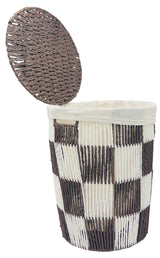AKDC Round Rattan Laundary Basket 38cm*46cm, Dark Brown - Al Kabayel Discount CentreAKDC Round Rattan Laundary Basket 38cm*46cm, Dark BrownOrganizers & AccessoriesAKDCAl Kabayel Discount Centre