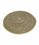 AKDC Round Rattan Rug 100cm – Golden Border Finish, Elegant Decorative Rug for Luxury Interior Spaces - Al Kabayel Discount CentreAKDC Round Rattan Rug 100cm – Golden Border Finish, Elegant Decorative Rug for Luxury Interior SpacesDoormatsAKDCAl Kabayel Discount Centre