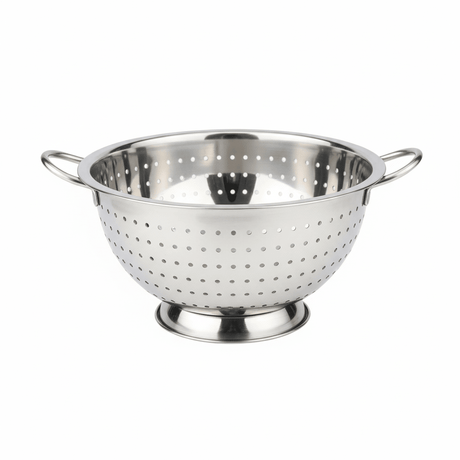AKDC Round Stainless Steel Colander With Handle - 27cm - Al Kabayel Discount CentreAKDC Round Stainless Steel Colander With Handle - 27cmKitchen Utensils & GadgetsAKDCAl Kabayel Discount Centre