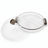 AKDC Round Transparent Acrylic 4 - Compartment Candy & Dry Fruit Box – 30.5 × 30 cm Elegant Table Organizer - Al Kabayel Discount CentreAKDC Round Transparent Acrylic 4 - Compartment Candy & Dry Fruit Box – 30.5 × 30 cm Elegant Table OrganizerJars & Food SaversAKDCAl Kabayel Discount Centre