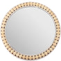 AKDC Round Wooden Mirror with Beads Edge Frame 28cm*28cm - Al Kabayel Discount CentreAKDC Round Wooden Mirror with Beads Edge Frame 28cm*28cmFrames & Wall artAKDCAl Kabayel Discount Centre
