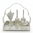 AKDC Royal Lattice — Mirrored Silver & Crystal Incense Tray Collection, 35×25cm - Al Kabayel Discount CentreAKDC Royal Lattice — Mirrored Silver & Crystal Incense Tray Collection, 35×25cmIncense BurnerAKDCAl Kabayel Discount Centre