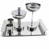 AKDC Royal Rectangular Silver Metal Incense Burner Set | 30×17cm Majlis Collection - Al Kabayel Discount CentreAKDC Royal Rectangular Silver Metal Incense Burner Set | 30×17cm Majlis CollectionIncense BurnerAKDCAl Kabayel Discount Centre