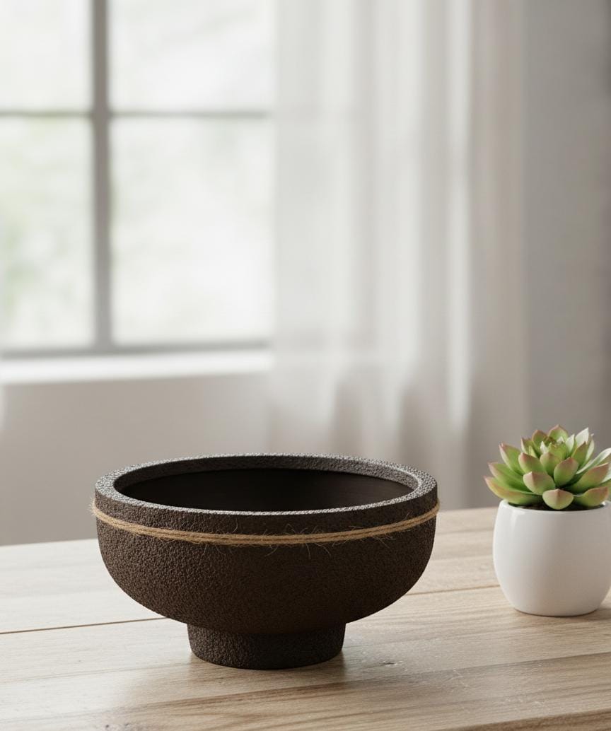 AKDC Rustic Clay Plant Pot – Brown Earth Shade – 11×20 cm – Handcrafted Unique Style - Al Kabayel Discount CentreAKDC Rustic Clay Plant Pot – Brown Earth Shade – 11×20 cm – Handcrafted Unique StyleFlower/Plant PotsAKDCAl Kabayel Discount Centre