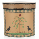 AKDC Rustic Kraft Round Cardboard Gift Box with Folk Art Willow Tree Design Lid for Handmade Gifts, Crafts & Storage – 14.5×14.5 cm - Al Kabayel Discount CentreAKDC Rustic Kraft Round Cardboard Gift Box with Folk Art Willow Tree Design Lid for Handmade Gifts, Crafts & Storage – 14.5×14.5 cmPacking & Wrapping SuppliesAKDCAl Kabayel Discount Centre