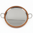 AKDC Rustic Wooden & Metal Dessert Serving Plate with Carry Handle – Stylish Serving Tray 22 cm - Al Kabayel Discount CentreAKDC Rustic Wooden & Metal Dessert Serving Plate with Carry Handle – Stylish Serving Tray 22 cmServing TraysAKDCAl Kabayel Discount Centre
