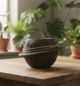 AKDC Sculpted Clay Plant Pot – Brown Earth Shade – 11×17 cm – Creative Unique Shape - Al Kabayel Discount CentreAKDC Sculpted Clay Plant Pot – Brown Earth Shade – 11×17 cm – Creative Unique ShapeFlower/Plant PotsAKDCAl Kabayel Discount Centre