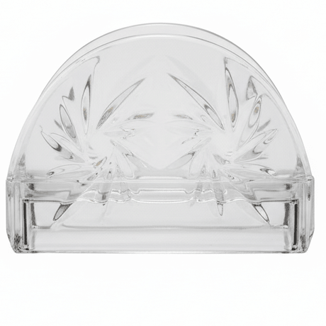 AKDC semi circle Glass Napkin Holder – Premium Decorative Tabletop Tissue Stand for Dining & Home Décor 10×12 cm - Al Kabayel Discount CentreAKDC semi circle Glass Napkin Holder – Premium Decorative Tabletop Tissue Stand for Dining & Home Décor 10×12 cmNapkin Holders & Tissue BoxAKDCAl Kabayel Discount Centre