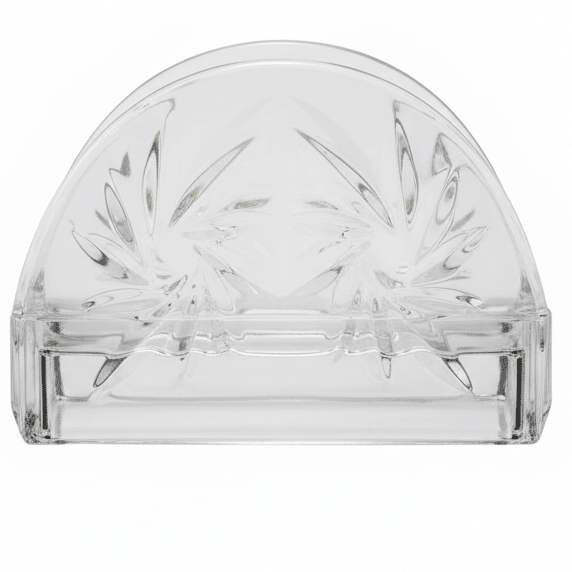 AKDC semi circle Glass Napkin Holder – Premium Decorative Tabletop Tissue Stand for Dining & Home Décor 10×12 cm - Al Kabayel Discount CentreAKDC semi circle Glass Napkin Holder – Premium Decorative Tabletop Tissue Stand for Dining & Home Décor 10×12 cmNapkin Holders & Tissue BoxAKDCAl Kabayel Discount Centre