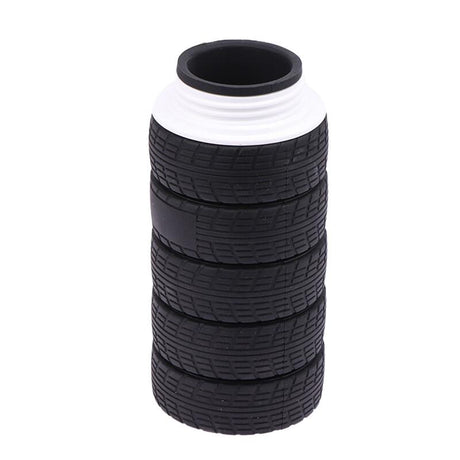 AKDC Silicone Expandable Water Bottle 1000ml, Wheel Shaped, Black - Al Kabayel Discount CentreAKDC Silicone Expandable Water Bottle 1000ml, Wheel Shaped, BlackWater BottlesAKDCAl Kabayel Discount Centre