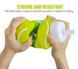 AKDC Silicone Expandable Water Bottle 500ml, Tennis Ball Shaped, Green - Al Kabayel Discount CentreAKDC Silicone Expandable Water Bottle 500ml, Tennis Ball Shaped, GreenWater BottlesAKDCAl Kabayel Discount Centre