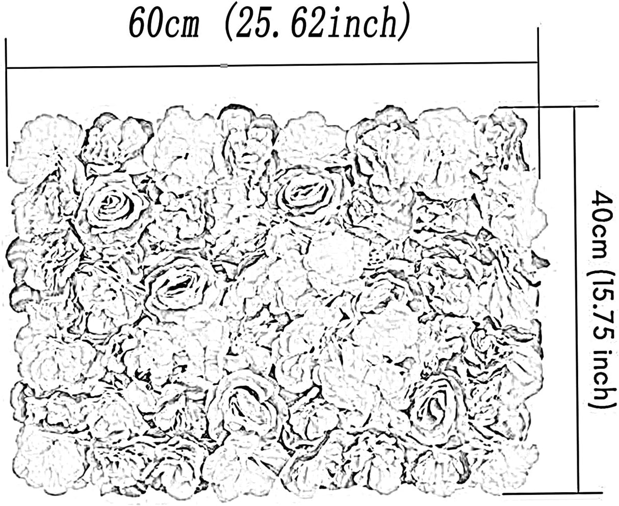 AKDC Silk Bloom Premium Wall Screen Panel – Pink & White Artificial Flowers – 40×60 cm Floral Backdrop - Al Kabayel Discount CentreAKDC Silk Bloom Premium Wall Screen Panel – Pink & White Artificial Flowers – 40×60 cm Floral BackdropArtificial FloraAKDCAl Kabayel Discount Centre