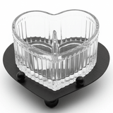 AKDC silver heart shape metal and glass candy bowl 9.5*7.5cm - Al Kabayel Discount CentreAKDC silver heart shape metal and glass candy bowl 9.5*7.5cmJars & Food SaversAKDCAl Kabayel Discount Centre