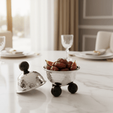 AKDC silver metal candy bowl decorative serving bowl elegant table dish 10cm - Al Kabayel Discount CentreAKDC silver metal candy bowl decorative serving bowl elegant table dish 10cmBowlsAKDCAl Kabayel Discount Centre