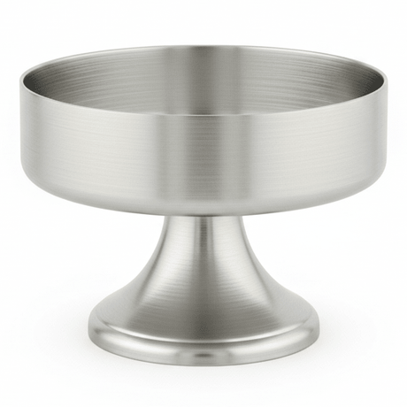 AKDC Silver Mini Dessert Serving Cup with Sleek Design for Elegant Presentation – 100 ml - Al Kabayel Discount CentreAKDC Silver Mini Dessert Serving Cup with Sleek Design for Elegant Presentation – 100 mlBowlsAKDCAl Kabayel Discount Centre