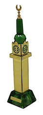 AKDC Slim Makkah Clock Tower Sculpture – Elegant Religious Tabletop Décor Ornament, 18×4 cm - Al Kabayel Discount CentreAKDC Slim Makkah Clock Tower Sculpture – Elegant Religious Tabletop Décor Ornament, 18×4 cmHome Décor AccentsAKDCAl Kabayel Discount Centre