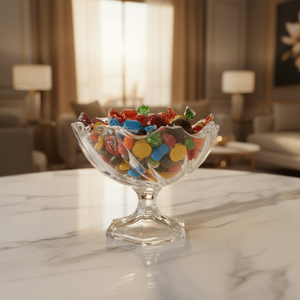 AKDC Small Footed Glass Fruit Bowl – Mini Elevated Bowl for Fruit, Dessert & Snack Serving 12×12 cm - Al Kabayel Discount CentreAKDC Small Footed Glass Fruit Bowl – Mini Elevated Bowl for Fruit, Dessert & Snack Serving 12×12 cmBowlsAKDCAl Kabayel Discount Centre