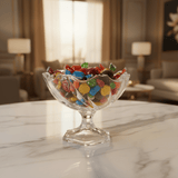 AKDC Small Footed Glass Fruit Bowl – Mini Elevated Bowl for Fruit, Dessert & Snack Serving 12×12 cm - Al Kabayel Discount CentreAKDC Small Footed Glass Fruit Bowl – Mini Elevated Bowl for Fruit, Dessert & Snack Serving 12×12 cmBowlsAKDCAl Kabayel Discount Centre