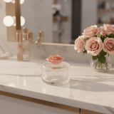 AKDC small glass candy jar with floral lid decorative storage container sweet holder gift item 8cm - Al Kabayel Discount CentreAKDC small glass candy jar with floral lid decorative storage container sweet holder gift item 8cmJars & Food SaversAKDCAl Kabayel Discount Centre