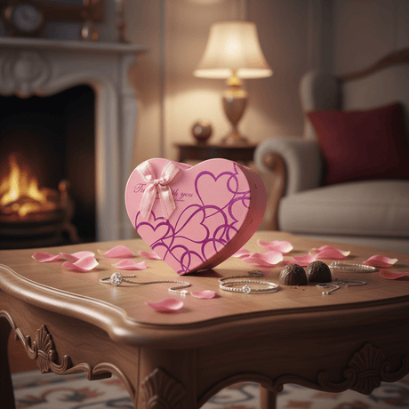 AKDC Small Light Pink Heart - Shaped Cardboard Gift Box with Modern Design for Jewelry, Chocolates & Gift Packaging – 16×20×8 cm - Al Kabayel Discount CentreAKDC Small Light Pink Heart - Shaped Cardboard Gift Box with Modern Design for Jewelry, Chocolates & Gift Packaging – 16×20×8 cmPacking & Wrapping SuppliesAKDCAl Kabayel Discount Centre