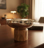 AKDC Small Metal & Wooden Serving Bowl 20x16 cm – Elegant Silver & Wood Dual - Tone Tableware for Kitchen & Dining Use - Al Kabayel Discount CentreAKDC Small Metal & Wooden Serving Bowl 20x16 cm – Elegant Silver & Wood Dual - Tone Tableware for Kitchen & Dining UseServeware SetsAKDCAl Kabayel Discount Centre