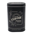 AKDC Small Oval Black Metal Coffee Canister with Coffee Logo – Compact and Stylish Storage Container, 19×12×7 cm - Al Kabayel Discount CentreAKDC Small Oval Black Metal Coffee Canister with Coffee Logo – Compact and Stylish Storage Container, 19×12×7 cmJars & Food SaversAKDCAl Kabayel Discount Centre