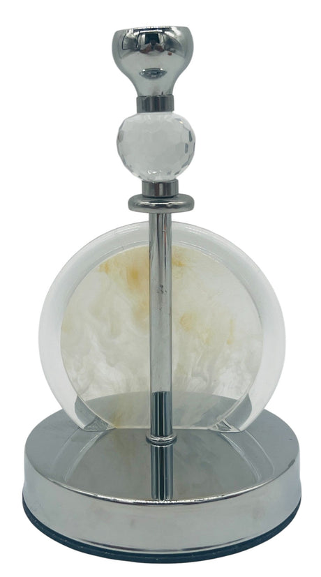 AKDC Smoke Infused Metal and Acrylic Candle Holder 19cm*11.5cm - Al Kabayel Discount CentreAKDC Smoke Infused Metal and Acrylic Candle Holder 19cm*11.5cmHome Décor AccentsAKDCAl Kabayel Discount Centre