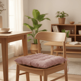 AKDC Soft Cloth Dusty Pink Square Chair Cushion with Ties Comfortable Seat Pad for Dining Chairs Bedroom and Living Room 40 cm - Al Kabayel Discount CentreAKDC Soft Cloth Dusty Pink Square Chair Cushion with Ties Comfortable Seat Pad for Dining Chairs Bedroom and Living Room 40 cmFloor Pillows & CushionsAKDCAl Kabayel Discount Centre