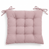 AKDC Soft Cloth Dusty Pink Square Chair Cushion with Ties Comfortable Seat Pad for Dining Chairs Bedroom and Living Room 40 cm - Al Kabayel Discount CentreAKDC Soft Cloth Dusty Pink Square Chair Cushion with Ties Comfortable Seat Pad for Dining Chairs Bedroom and Living Room 40 cmFloor Pillows & CushionsAKDCAl Kabayel Discount Centre