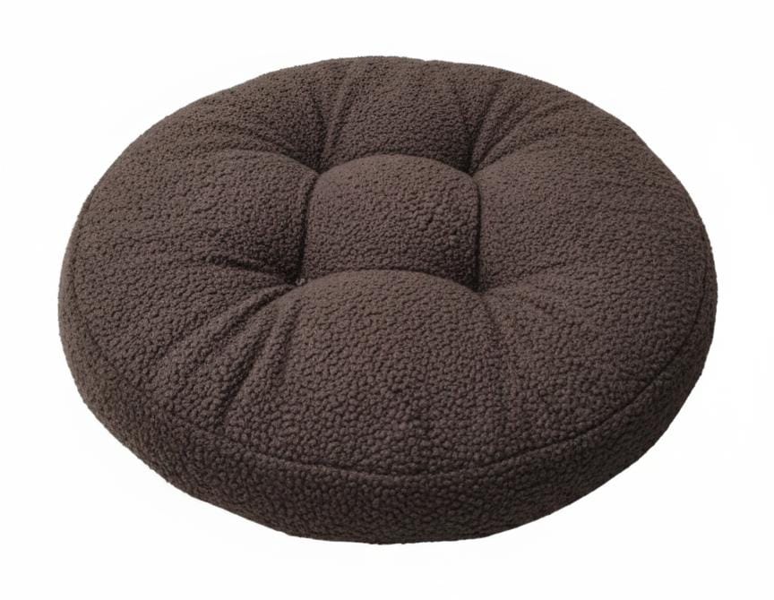 AKDC Soft Plush Round Decorative Cushion for Living Room & Bedroom – Dark Brown Tone, 45 cm - Al Kabayel Discount CentreAKDC Soft Plush Round Decorative Cushion for Living Room & Bedroom – Dark Brown Tone, 45 cmFloor Pillows & CushionsAKDCAl Kabayel Discount Centre