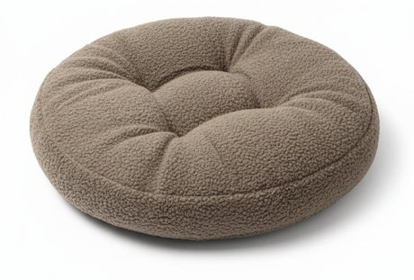 AKDC Soft Plush Round Decorative Cushion for Living Room & Bedroom – Light Brown Tone, 45 cm - Al Kabayel Discount CentreAKDC Soft Plush Round Decorative Cushion for Living Room & Bedroom – Light Brown Tone, 45 cmFloor Pillows & CushionsAKDCAl Kabayel Discount Centre