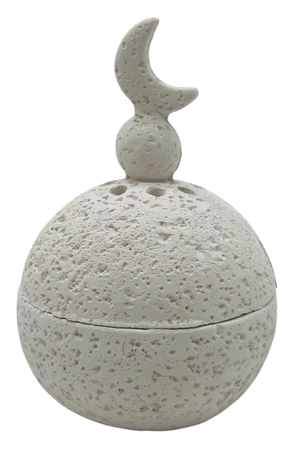 AKDC Spherical Incense Burner 10cm*15cm,Gypsum and POP Material, White, 1432 - 6 - Al Kabayel Discount CentreAKDC Spherical Incense Burner 10cm*15cm,Gypsum and POP Material, White, 1432 - 6Home Décor AccentsAKDCAl Kabayel Discount Centre
