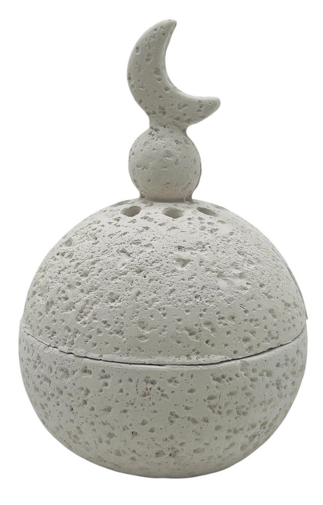 AKDC Spherical Incense Burner 10cm*15cm,Gypsum and POP Material, White, 1432 - 6 - Al Kabayel Discount CentreAKDC Spherical Incense Burner 10cm*15cm,Gypsum and POP Material, White, 1432 - 6Home Décor AccentsAKDCAl Kabayel Discount Centre