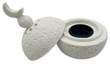 AKDC Spherical Incense Burner 10cm*15cm,Gypsum and POP Material, White, 1432 - 6 - Al Kabayel Discount CentreAKDC Spherical Incense Burner 10cm*15cm,Gypsum and POP Material, White, 1432 - 6Home Décor AccentsAKDCAl Kabayel Discount Centre