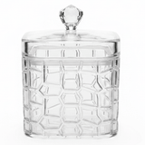 AKDC Square Diamond Cut Acrylic Storage Jar with Lid for Kitchen Counter Storage 12 × 12 cm - Al Kabayel Discount CentreAKDC Square Diamond Cut Acrylic Storage Jar with Lid for Kitchen Counter Storage 12 × 12 cmJars & Food SaversAKDCAl Kabayel Discount Centre