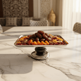 AKDC Square Elegant Footed Candy Tray – Luxury Metal Dessert Serving Tray for Table Decoration & Hosting – 20x16 cm - Al Kabayel Discount CentreAKDC Square Elegant Footed Candy Tray – Luxury Metal Dessert Serving Tray for Table Decoration & Hosting – 20x16 cmServing TraysAKDCAl Kabayel Discount Centre