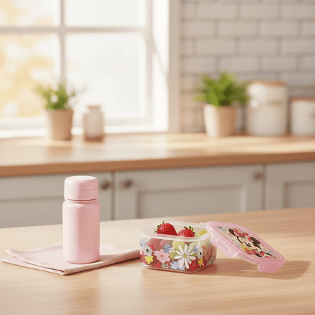 AKDC Square Food Storage Container – 290 ml Plastic Transparent Box with Mickey Mouse Design for Kids - Al Kabayel Discount CentreAKDC Square Food Storage Container – 290 ml Plastic Transparent Box with Mickey Mouse Design for KidsJars & Food SaversAKDCAl Kabayel Discount Centre