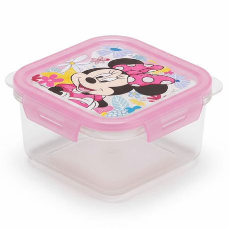 AKDC Square Food Storage Container – 290 ml Plastic Transparent Box with Mickey Mouse Design for Kids - Al Kabayel Discount CentreAKDC Square Food Storage Container – 290 ml Plastic Transparent Box with Mickey Mouse Design for KidsJars & Food SaversAKDCAl Kabayel Discount Centre