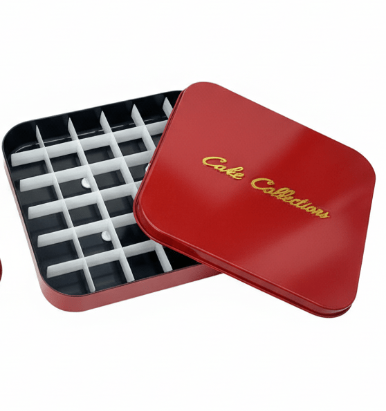 AKDC Square Red Premium Metal Cake Box with Strong Structure for Bakery Packaging 31x31cm - Al Kabayel Discount CentreAKDC Square Red Premium Metal Cake Box with Strong Structure for Bakery Packaging 31x31cmJars & Food SaversAKDCAl Kabayel Discount Centre