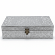 AKDC Square Silver Metal Jewellery Storage Box, Durable Decorative Organizer Case (23×23 cm) - Al Kabayel Discount CentreAKDC Square Silver Metal Jewellery Storage Box, Durable Decorative Organizer Case (23×23 cm)Organizers & AccessoriesAKDCAl Kabayel Discount Centre