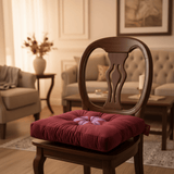 AKDC Square Velvet Polyester Burgundy Floral Seat Cushion Elegant Soft Chair Pad for Dining Chairs and Living Room 45 cm - Al Kabayel Discount CentreAKDC Square Velvet Polyester Burgundy Floral Seat Cushion Elegant Soft Chair Pad for Dining Chairs and Living Room 45 cmFloor Pillows & CushionsAKDCAl Kabayel Discount Centre
