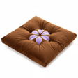 AKDC Square Velvet Polyester Chocolate Brown Floral Seat Cushion Soft Decorative Chair Pad for Living Room and Dining 45 cm - Al Kabayel Discount CentreAKDC Square Velvet Polyester Chocolate Brown Floral Seat Cushion Soft Decorative Chair Pad for Living Room and Dining 45 cmFloor Pillows & CushionsAKDCAl Kabayel Discount Centre